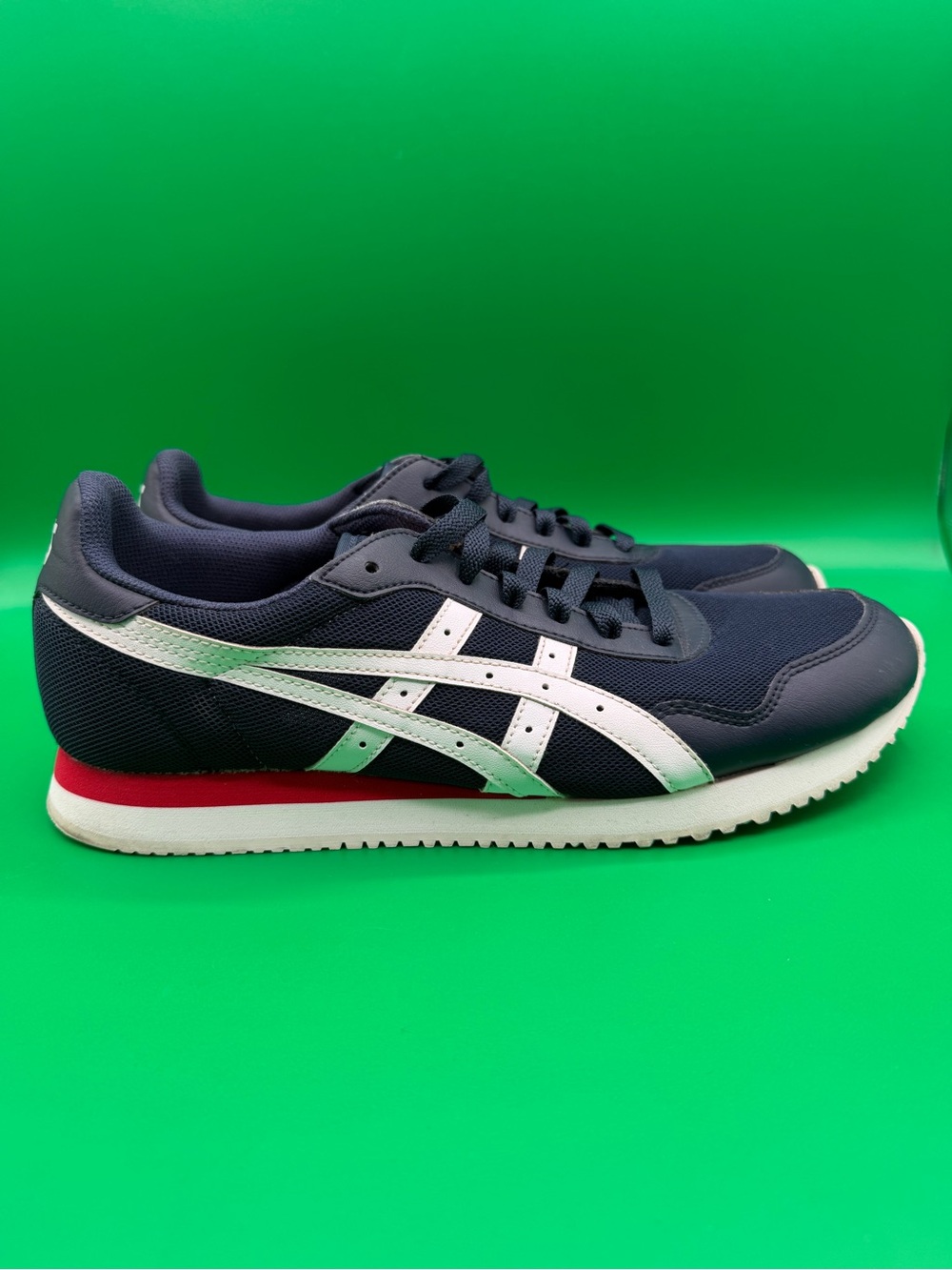 ASICS Tiger Runner Men's Sneaker Shoes Midnight White 1191A207 SZ 11